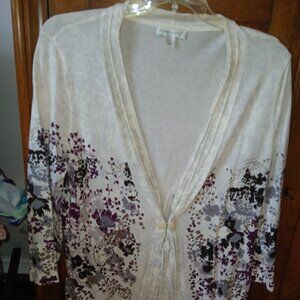 Christopher & Banks size XL draped cardigan